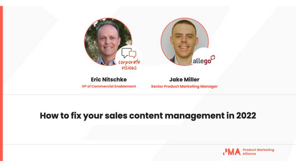How to fix your sales content management in 2022 [webinar]
